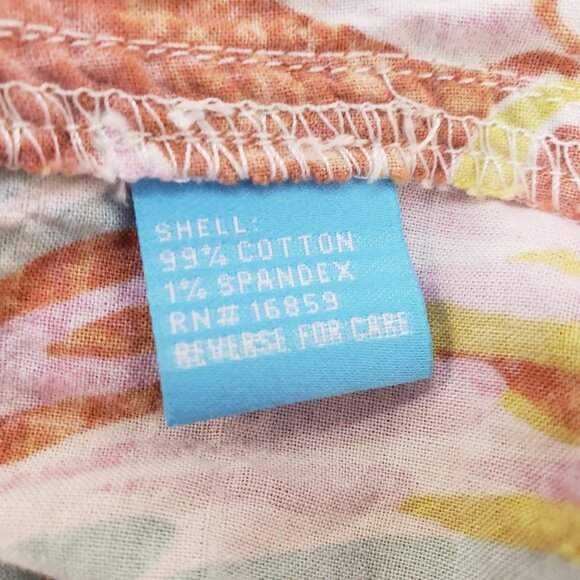 J. McLaughlin Tropical Print Button Down Shirt Size Small - Picture 6 of 6